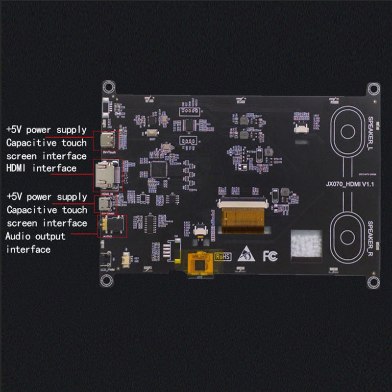 7-Inch IPS Touch Screen Monitor for Raspberry Pi & Jetson
